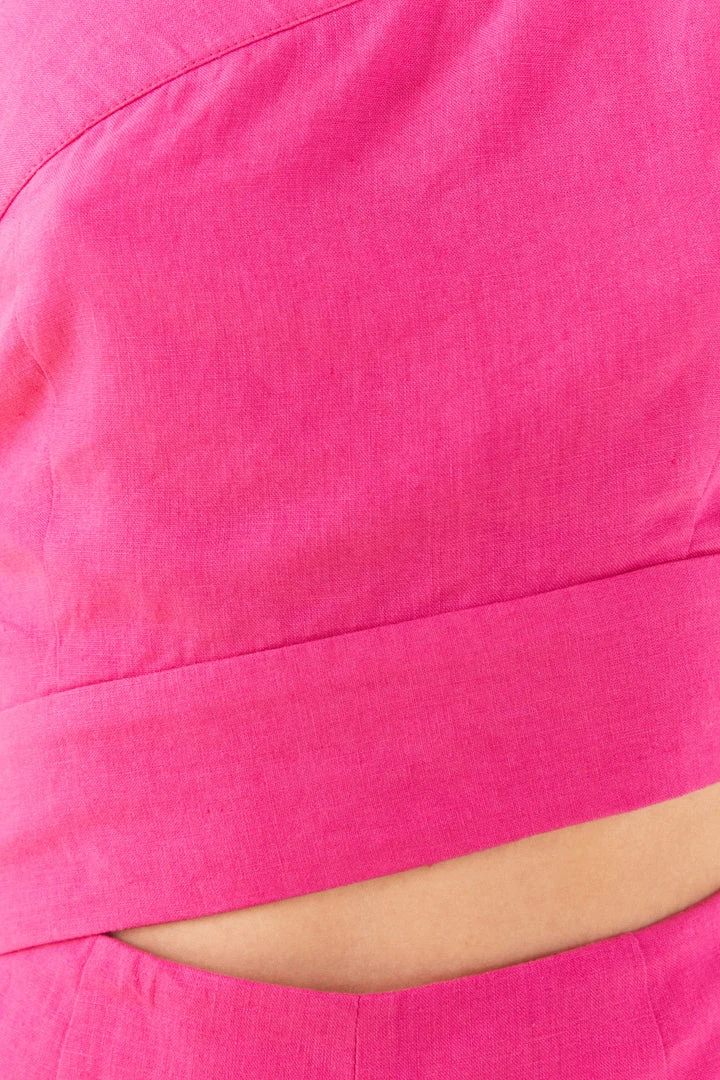 FARM RIO New In Pink One Shoulder Jumpsuit 5 FARM RIO New In Pink One Shoulder Jumpsuit