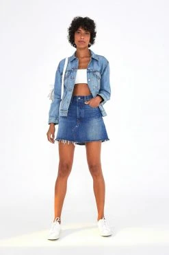 FARM RIO LEVI'S DECONSTRUCTED MINISKIRT 3 FARM RIO LEVI'S DECONSTRUCTED MINISKIRT