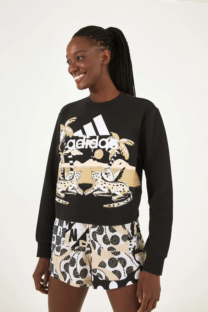 FARM RIO ADIDAS FARM TOTALLY NEW RIO SWEATER BLACK 1 FARM RIO ADIDAS FARM TOTALLY NEW RIO SWEATER BLACK
