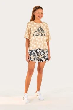 FARM RIO Tops ADIDAS FARM TOTALLY NEW RIO T-SHIRT KHAKI