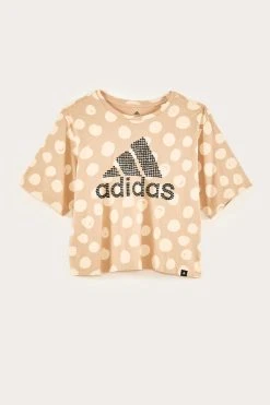 FARM RIO Tops ADIDAS FARM TOTALLY NEW RIO T-SHIRT KHAKI