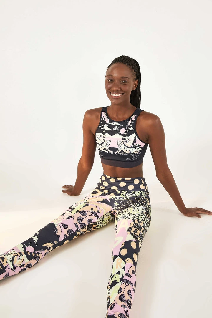 FARM RIO ADIDAS FARM TOTALLY NEW RIO LEGGINGS PINK 3 FARM RIO ADIDAS FARM TOTALLY NEW RIO LEGGINGS PINK