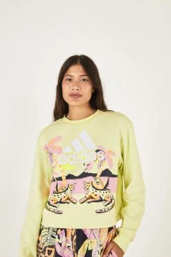 FARM RIO New In ADIDAS FARM TOTALLY NEW RIO SWEATER PINK