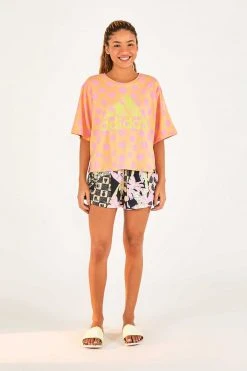 FARM RIO ADIDAS FARM TOTALLY NEW RIO T-SHIRT LIGHT PINK 9 FARM RIO ADIDAS FARM TOTALLY NEW RIO T-SHIRT LIGHT PINK