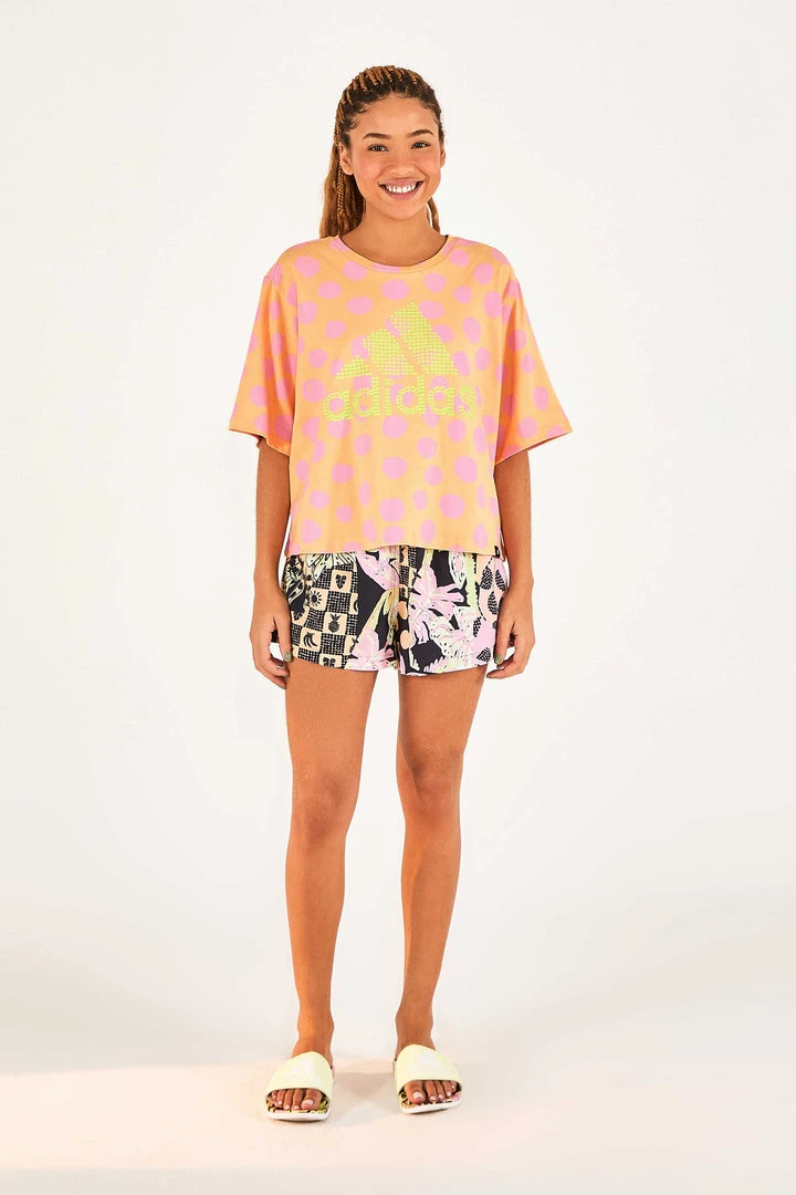 FARM RIO ADIDAS FARM TOTALLY NEW RIO T-SHIRT LIGHT PINK 4 FARM RIO ADIDAS FARM TOTALLY NEW RIO T-SHIRT LIGHT PINK