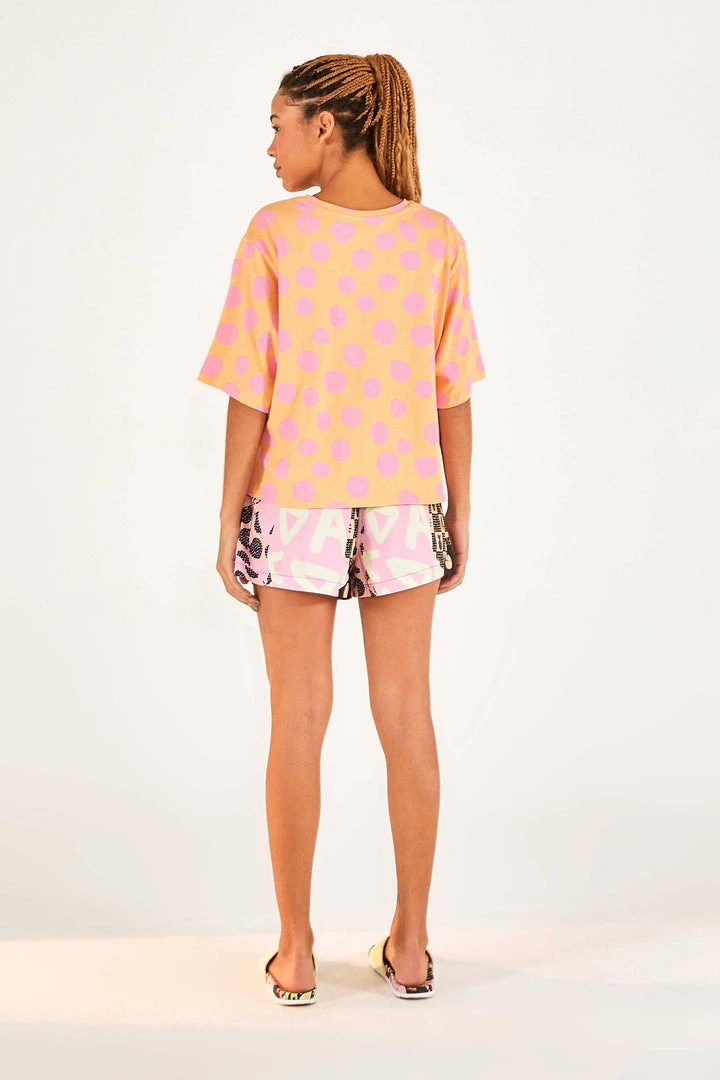 FARM RIO ADIDAS FARM TOTALLY NEW RIO T-SHIRT LIGHT PINK 2 FARM RIO ADIDAS FARM TOTALLY NEW RIO T-SHIRT LIGHT PINK