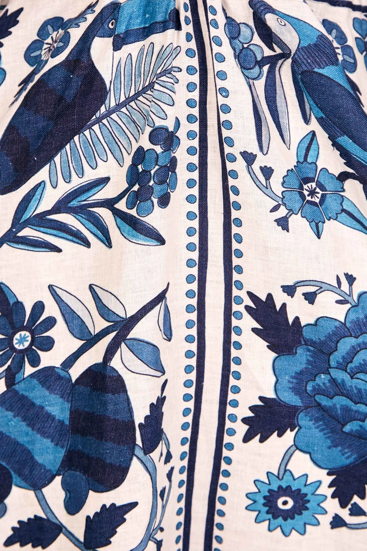 FARM RIO TROPICAL TILES MINI DRESS 5 FARM RIO TROPICAL TILES MINI DRESS