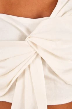 FARM RIO New In OFF WHITE FRONT BOW TOP 9 FARM RIO New In OFF WHITE FRONT BOW TOP