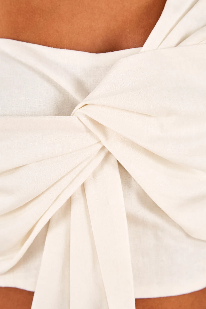 FARM RIO New In OFF WHITE FRONT BOW TOP 5 FARM RIO New In OFF WHITE FRONT BOW TOP